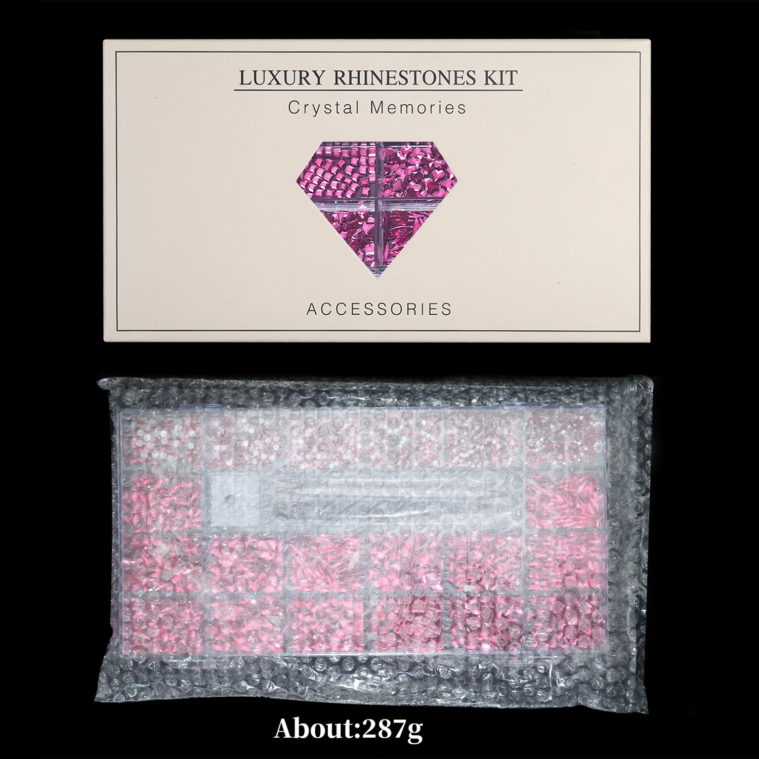 Yzzseven premium packaging keeps stones organized and protected
