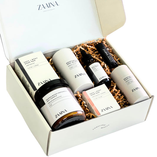 ZAAINA face serum bottle close-up highlighting premium skincare for daily use.
