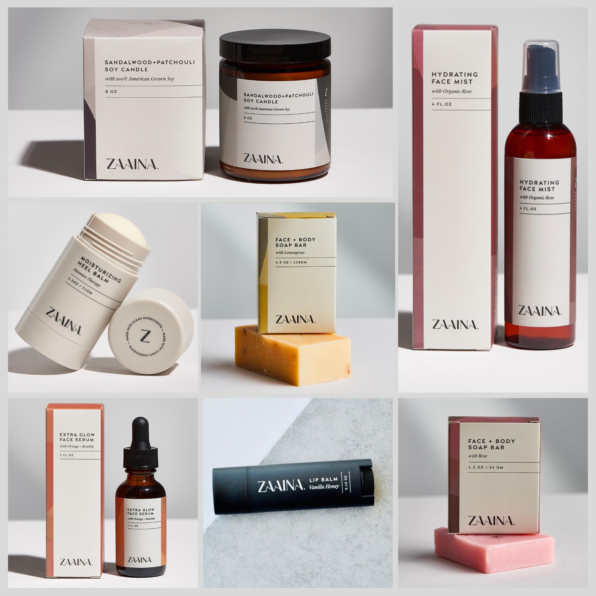 ZAAINA spa glow serum delivering lightweight, brightening hydration and a satin finish.