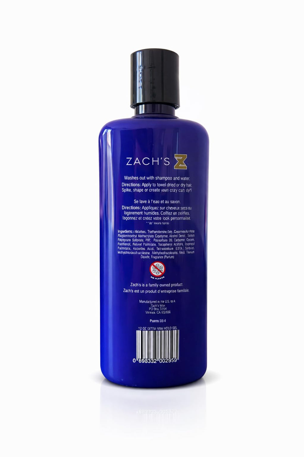 Zach's Wax Firm Hold application demonstrates precise distribution for sculpted looks.