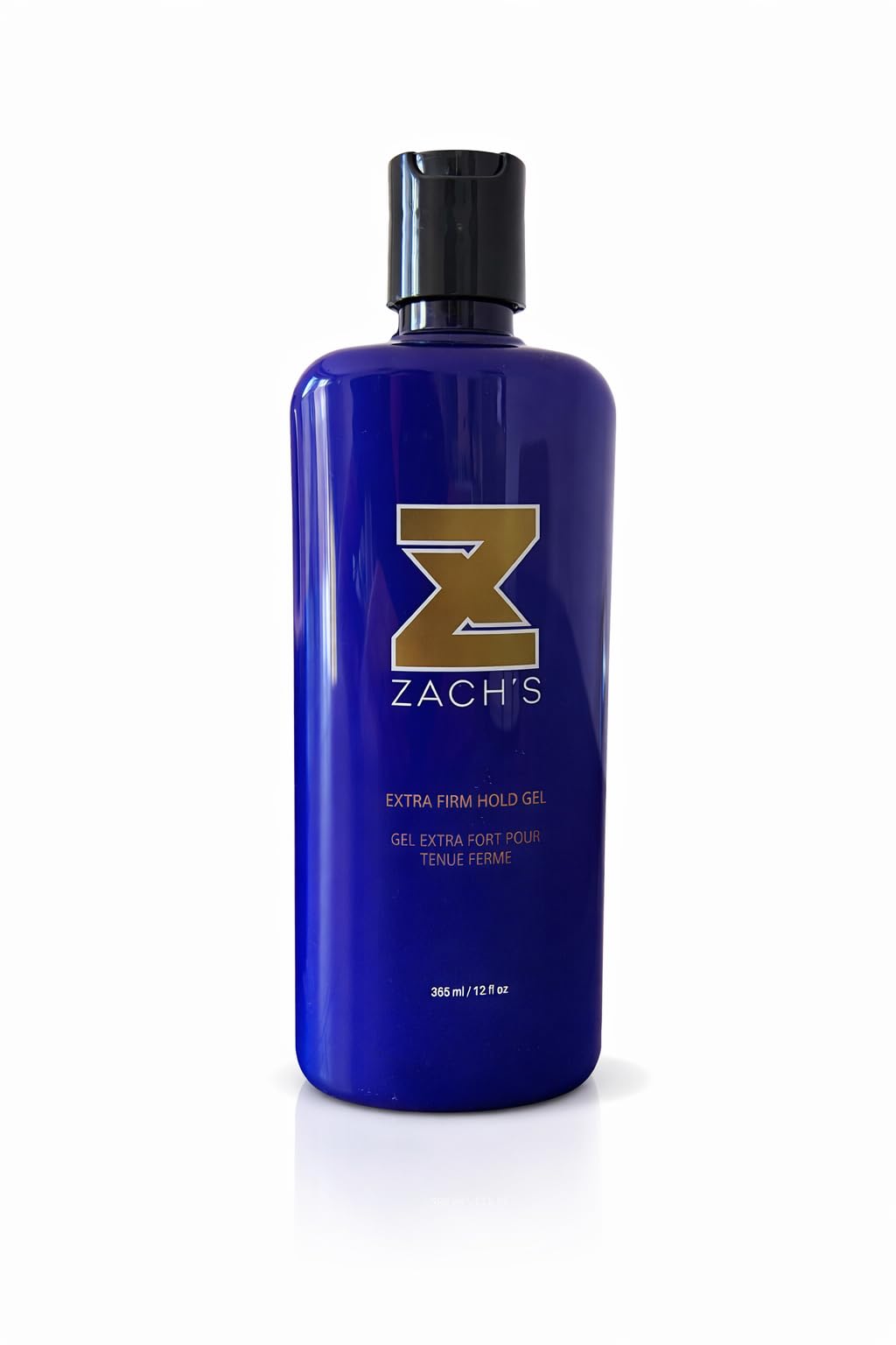 Zach's Wax Firm Hold bottle offers strong all-day control for versatile styles.