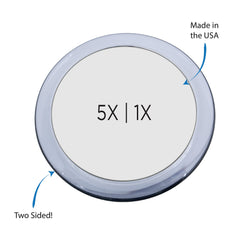Zadro 1x-5x magnification for quick checks without bulk