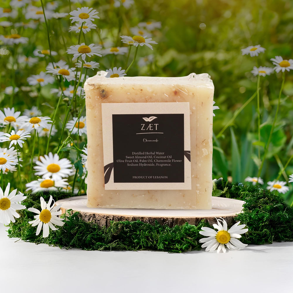 ZÆT Chamomile Soap Bar 8-Pack has a mild fragrance suitable for sensitive routines.