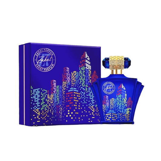 Z7 by Zakat bottle pour highlights bold floral-gourmand scent for day and night wear.