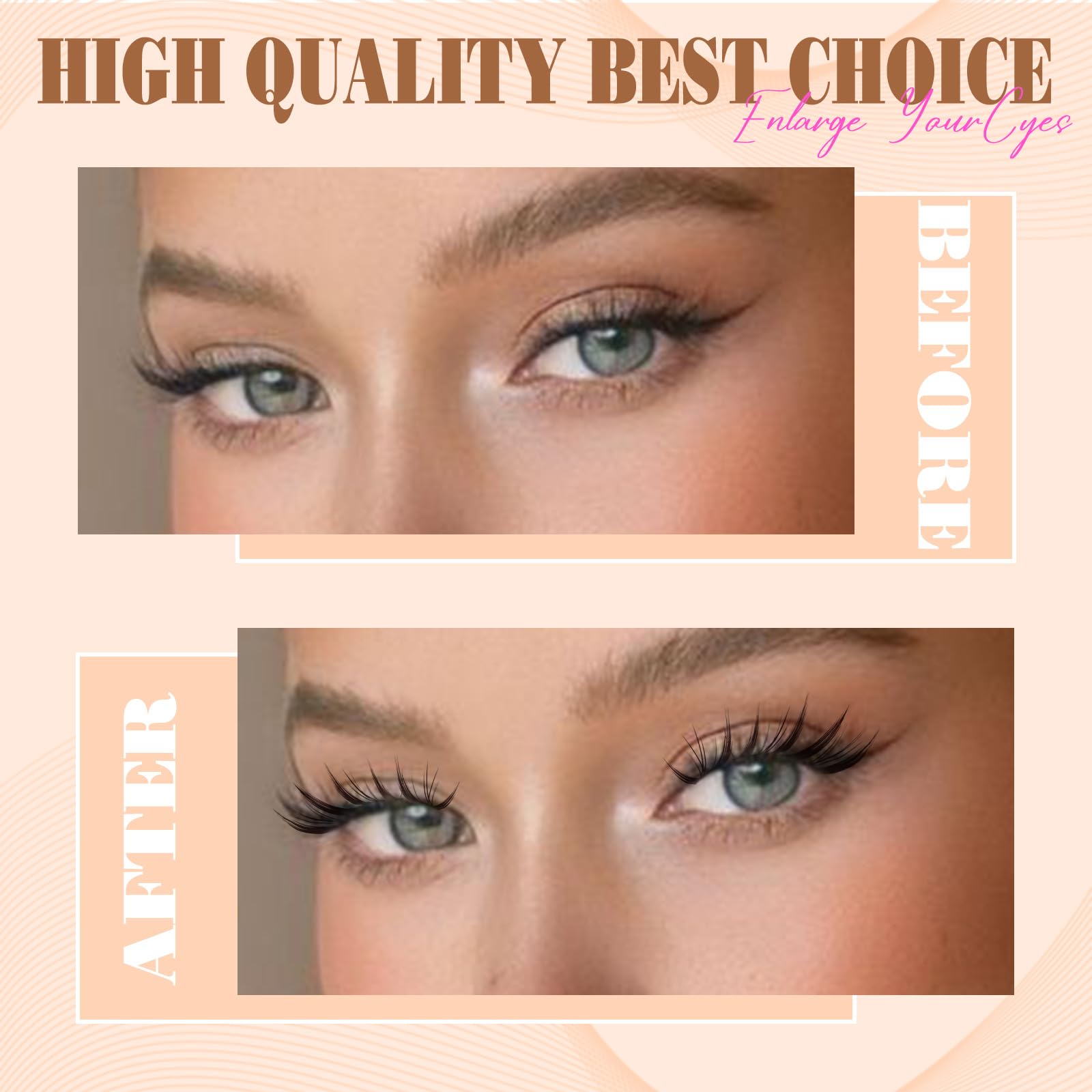 zanlufly 60pcs cat eye clusters pack for versatile DIY looks