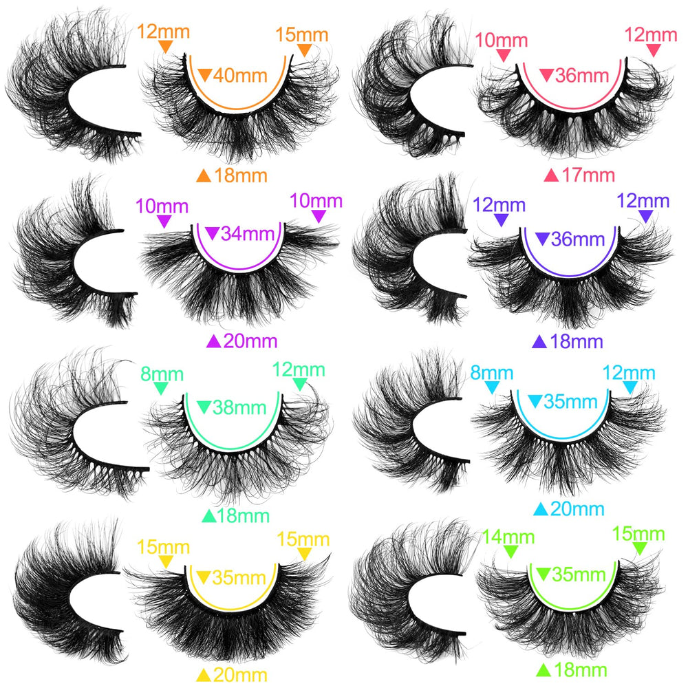 Zanlufly eight styles mixed provide versatile options from natural to bold.