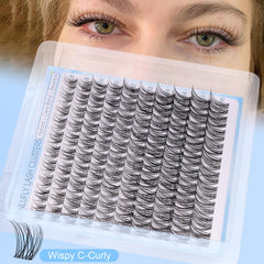ZANLUFLY strong-hold lash bond keeps clusters secure up to 72 hours