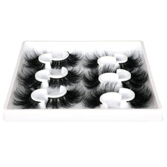 Zanlufly reusable lashes closeup indicates long-lasting wear with proper care.