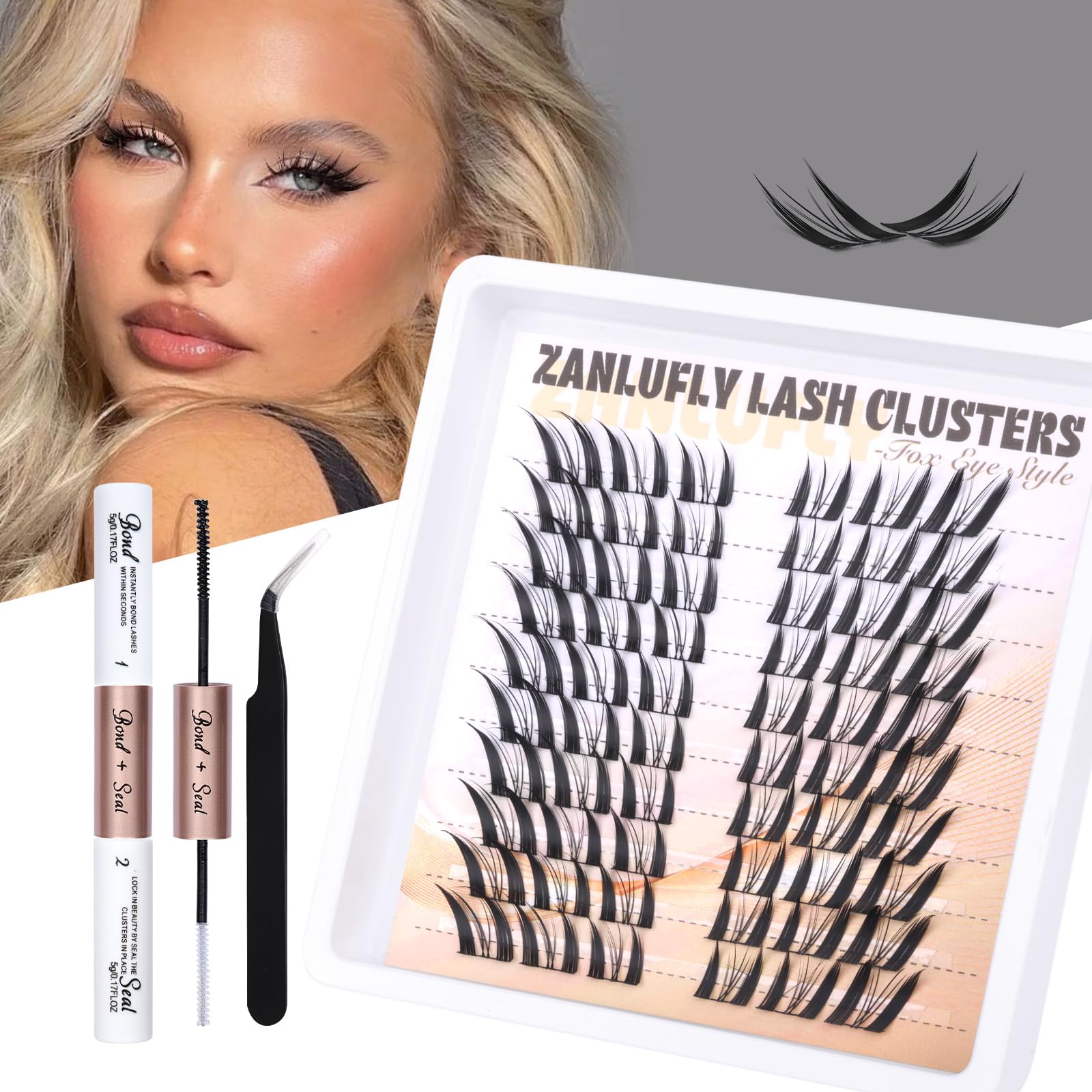 zanlufly soft faux sable lashes offering lightweight comfort