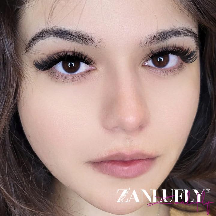 Zanlufly soft vegan fiber lashes feel feather-light