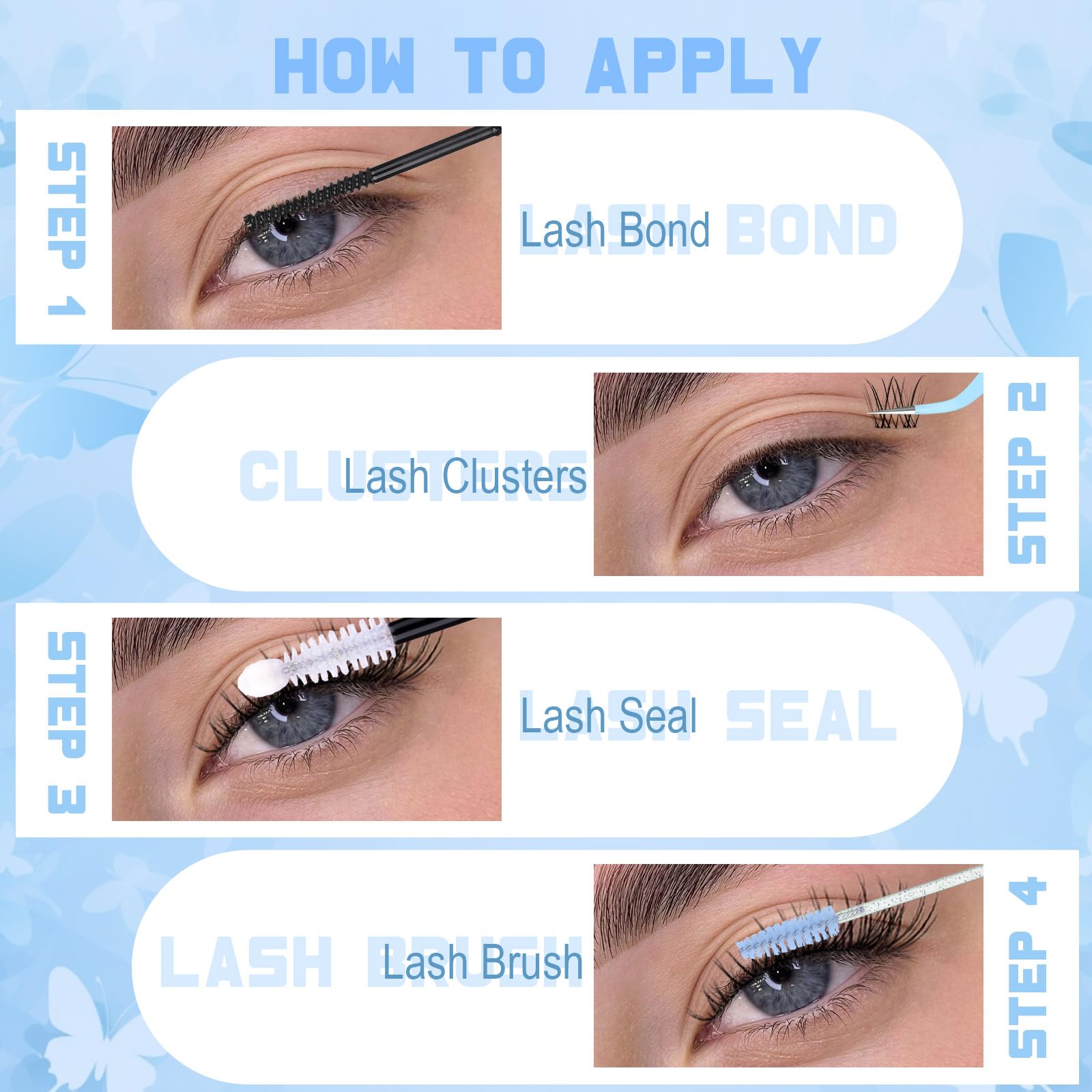 ZANLUFLY vegan reusable lashes for eco-friendly beauty routines