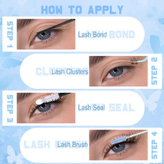 ZANLUFLY vegan reusable lashes for eco-friendly beauty routines