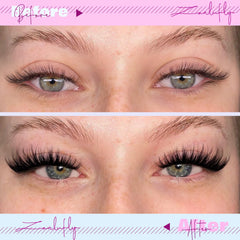 ZANLUFLY Wispy lash clusters 10-18mm length for gradient looks