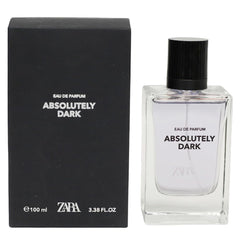 Zara Absolutely Dark bottle front view highlighting bold evening appeal