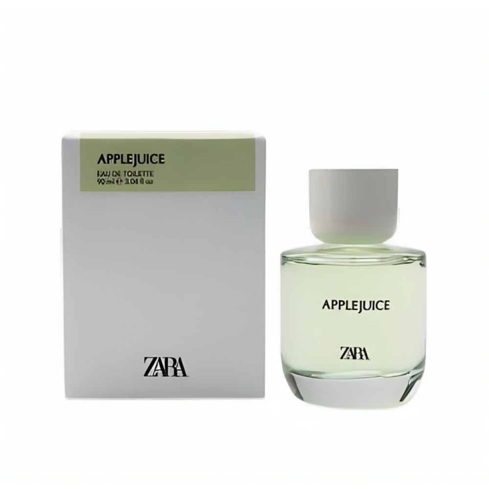 Zara Apple Juice EDT bottle front view, ideal for daily fresh wear.