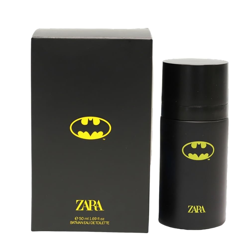 ZARA Batmen EDT bottle pour showing a bright mandarin accent for daytime energy