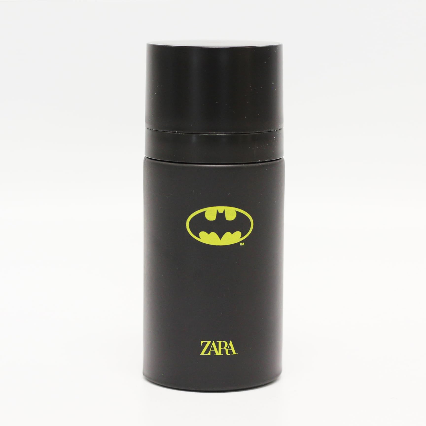 ZARA Batmen EDT close up cap highlighting modern kid friendly design