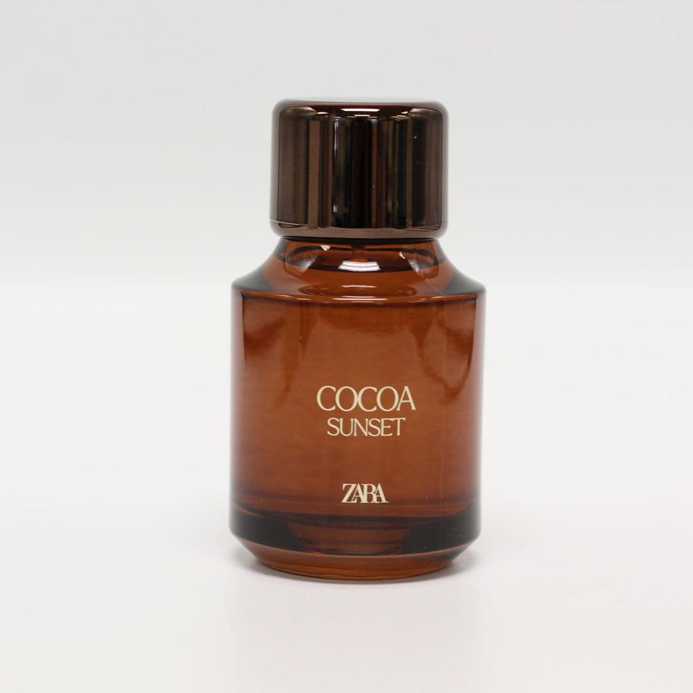 Zara Cocoa Sunset EDP creamy texture envelops skin with dessert-like warmth