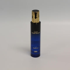 Zara Deep Temptation bottle close-up, jasmine and saffron heart with lasting allure.