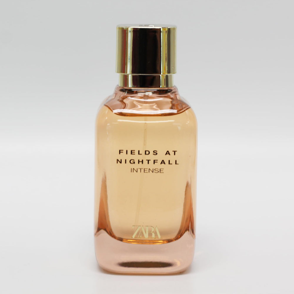 Zara Fields At Nightfall Intense cap closeup shows creamy sandalwood and jasmine warmth