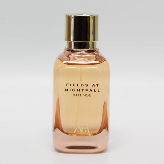Zara Fields At Nightfall Intense cap closeup shows creamy sandalwood and jasmine warmth