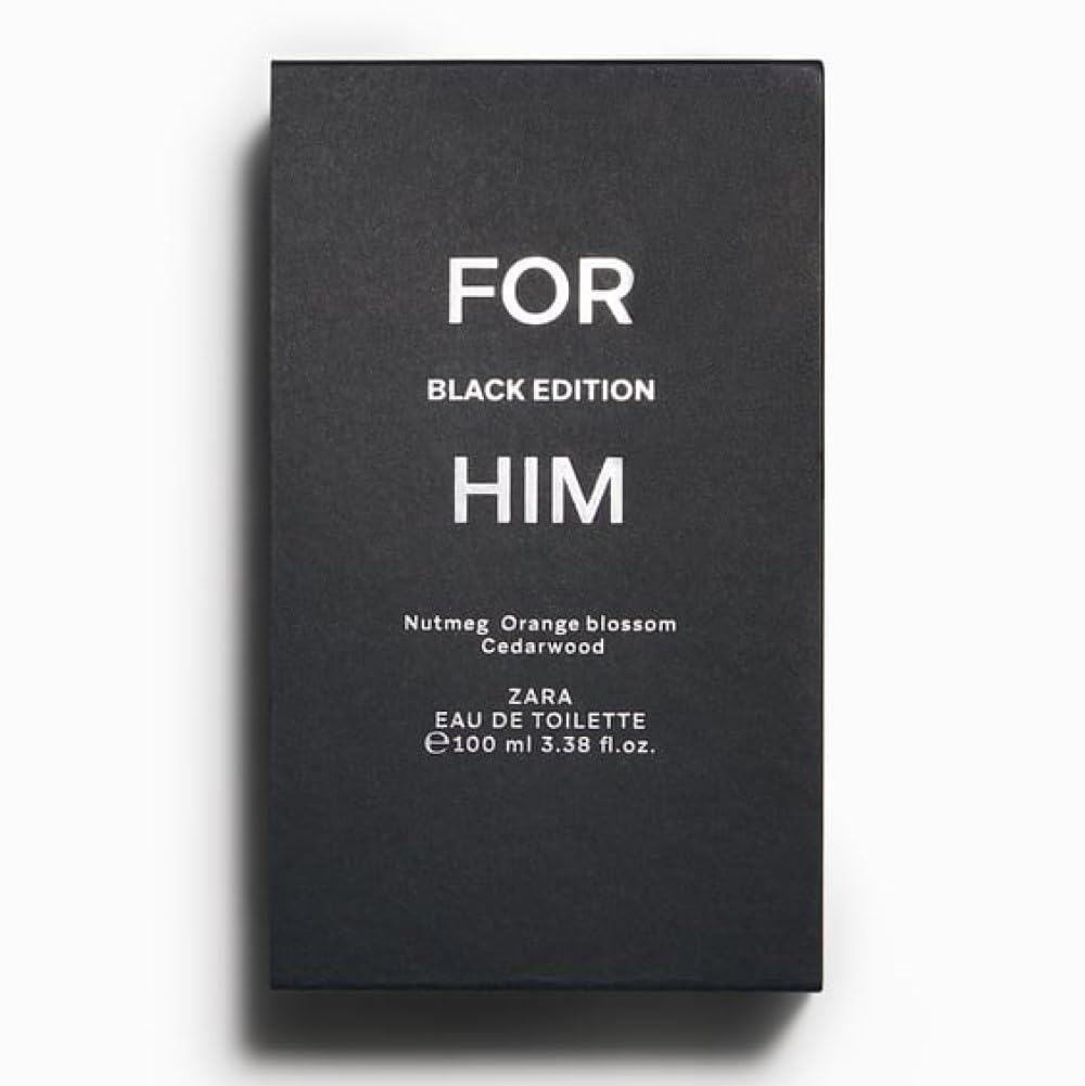 Zara For Him Black Edition lifestyle scene suggests confident daily routines.