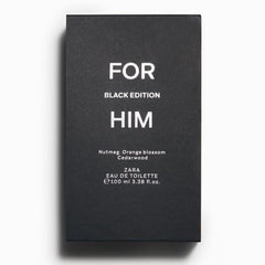 Zara For Him Black Edition lifestyle scene suggests confident daily routines.