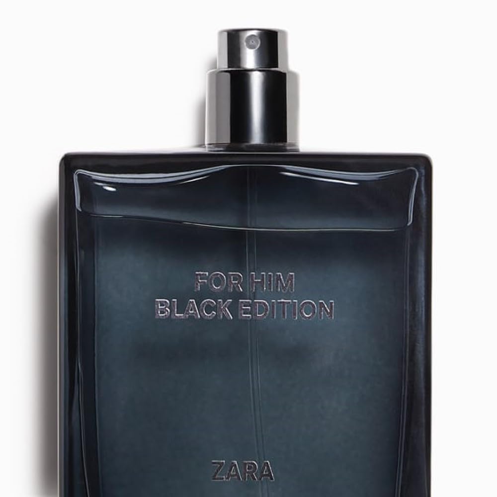 Zara For Him Black Edition packaging highlights premium presentation.