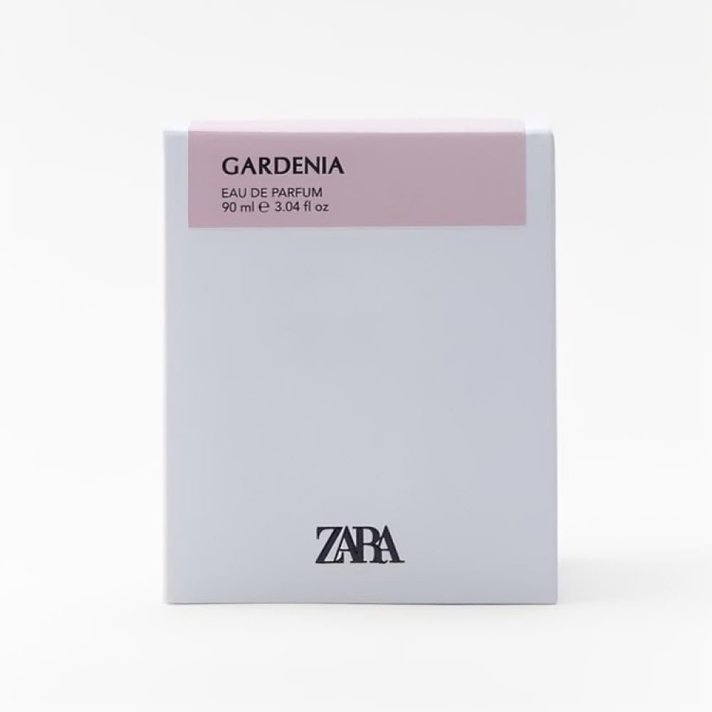Zara Gardenia box packaging, gift-ready presentation.