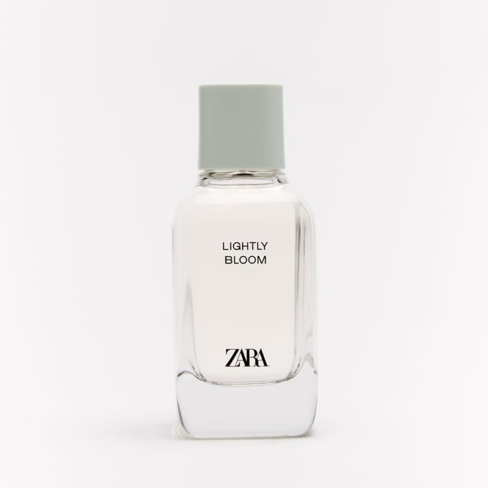 Zara Lightly Bloom bottle cap close-up, showcasing an airy scent for everyday moments.