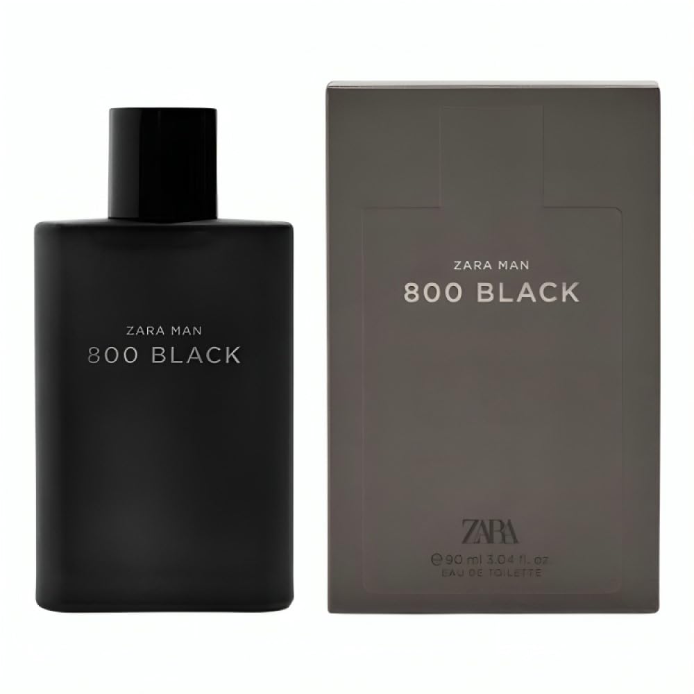 ZARA MAN 800 BLACK EDT bottle front view for confident daily wear