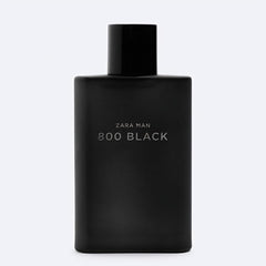 ZARA MAN 800 BLACK EDT close-up of top notes with yuzu and saffron