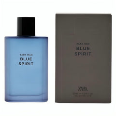 Zara Man Blue Spirit bottle front view for evening wear