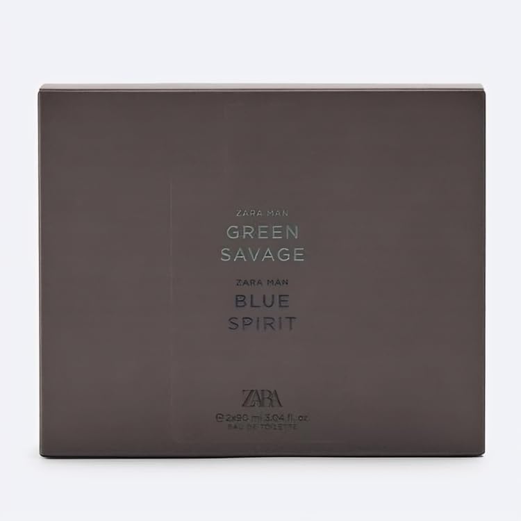 Zara Man Duo Packaging image, showcasing versatile pair for day to night versatility.