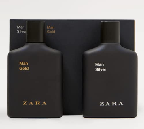 ZARA MAN GOLD EDT bottle close-up for evening wear