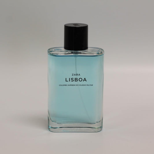 Zara Man Lisboa EDT green chords evoke crisp energy for workouts.