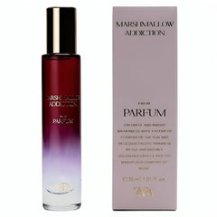 Zara Marshmallow Addiction bottle front view inviting a gourmand scent