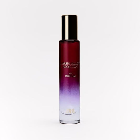 Zara Marshmallow Addiction bottle side view showcases sleek packaging
