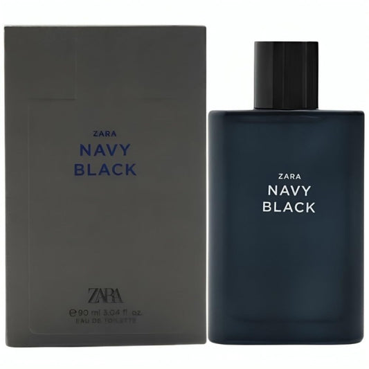 Zara Navy Black EDT opening notes show a refreshing start.
