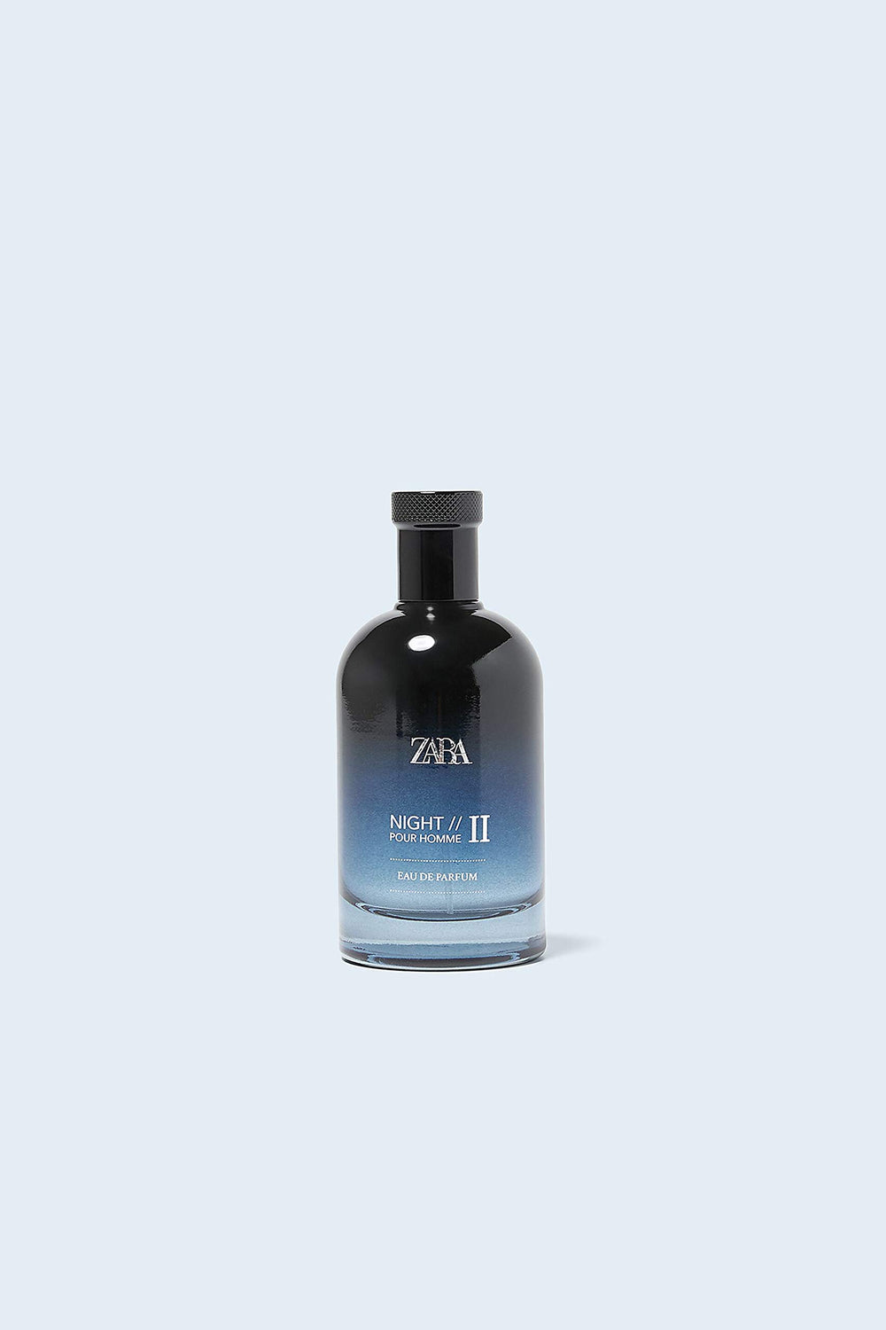 Zara Night Pour Homme II bottle side view, sleek design for modern style