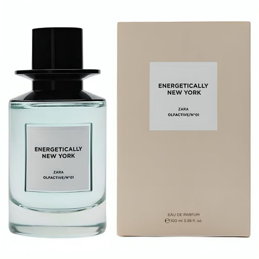 ZARA Olfactive Nº01 Energetically New York bottle pour for an uplifting daytime scent.
