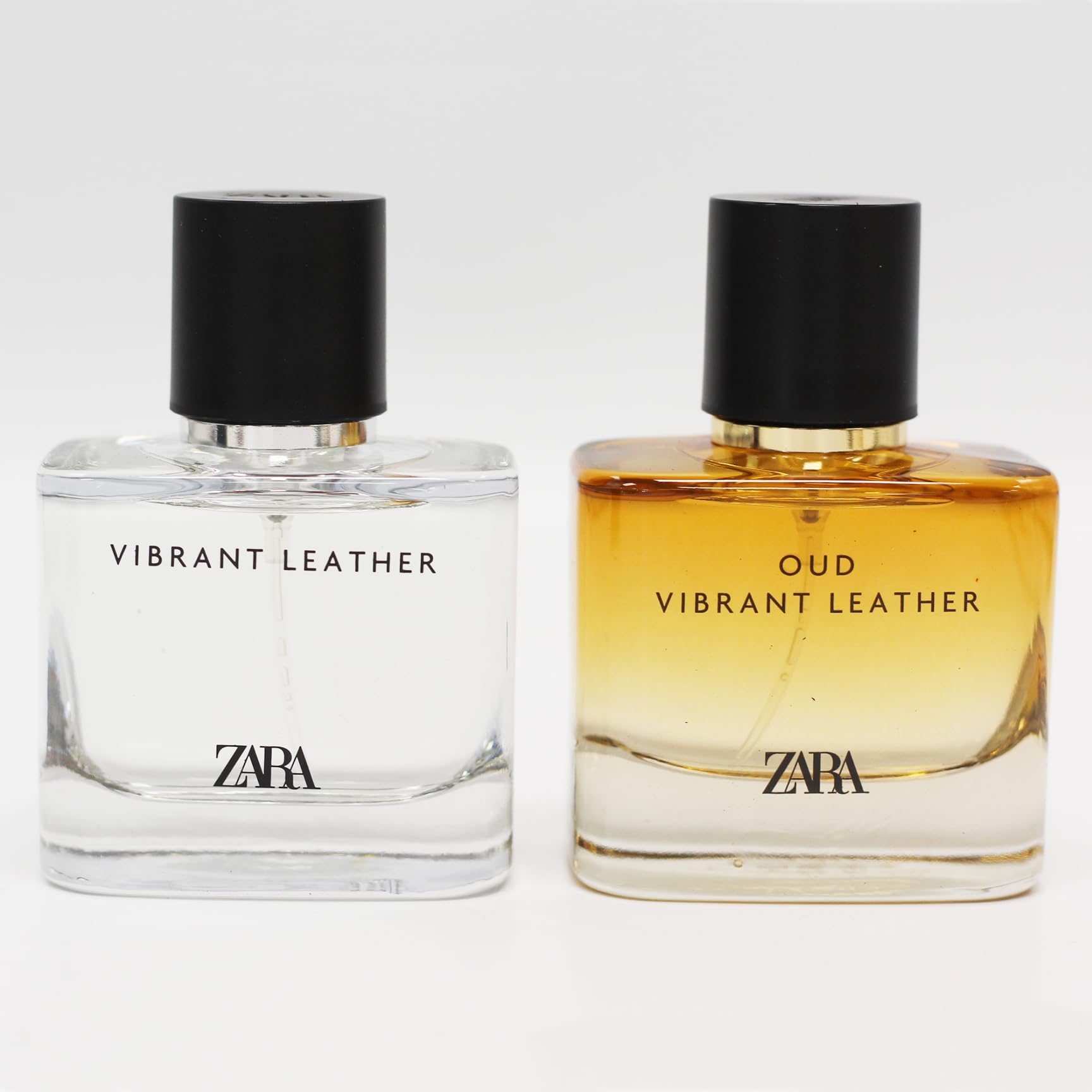 Zara Oud Vibrant Leather 60ml bottle, a bold oriental woody option