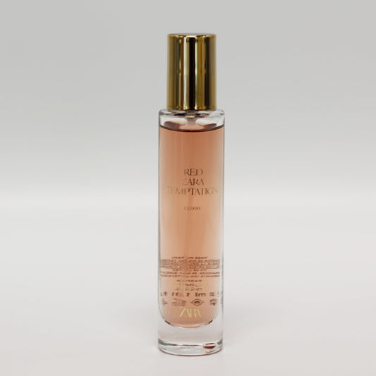 Zara Red Temptation Elixir top-sprayer for elegant, spill-free application.