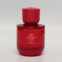 ZARA Red Vanilla Candy bottle closeup highlights gourmand notes for evenings.