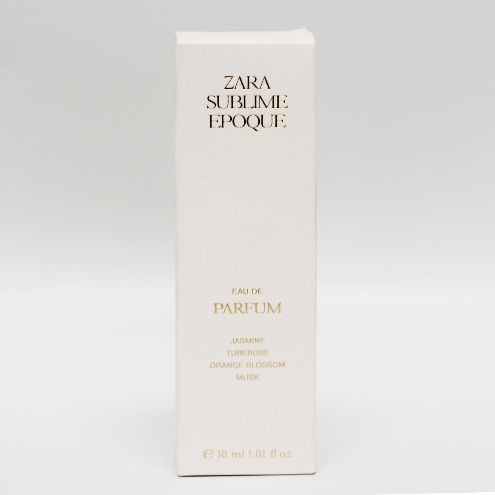 Zara Sublime Epoque packaging on display for gifting