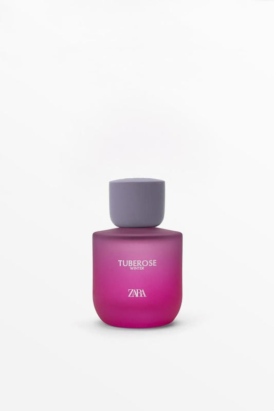 Zara Tuberose Winter EDT splash shot suggesting versatile day-to-night scent