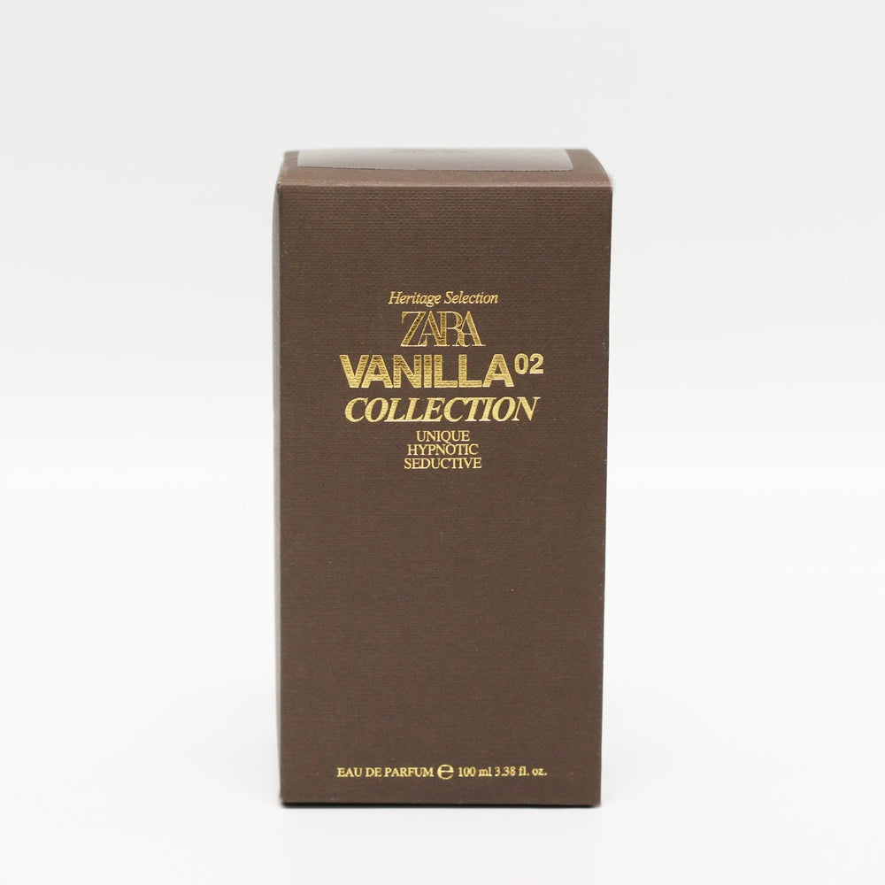 Zara Vanilla Collection 02 packaging box signals premium gift-ready luxury.