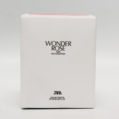 Zara Wonder Rose packaging on shelf, gift-ready presentation.