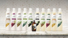 Flat lay of Zatik set with eco-friendly packaging.