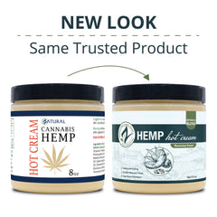 Zatural hemp hot cream massage application showing use during session.